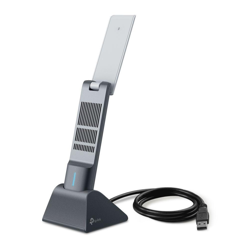 Adaptador USB Wi-Fi TP-LINK Archer TX50UH (Wi-Fi 6 - Dual-band - 3.2 Gen 1 - Preto)