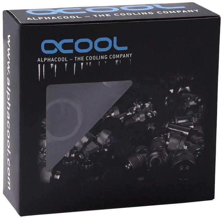 Ligador para Tubo Rígido ALPHACOOL Eiszapfen PRO 13mm HardTube Fitting G1/4 (Preto) — miniatura 4