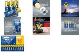 Pilhas VARTA Longlife Power AA (12 unidades - 8+4)