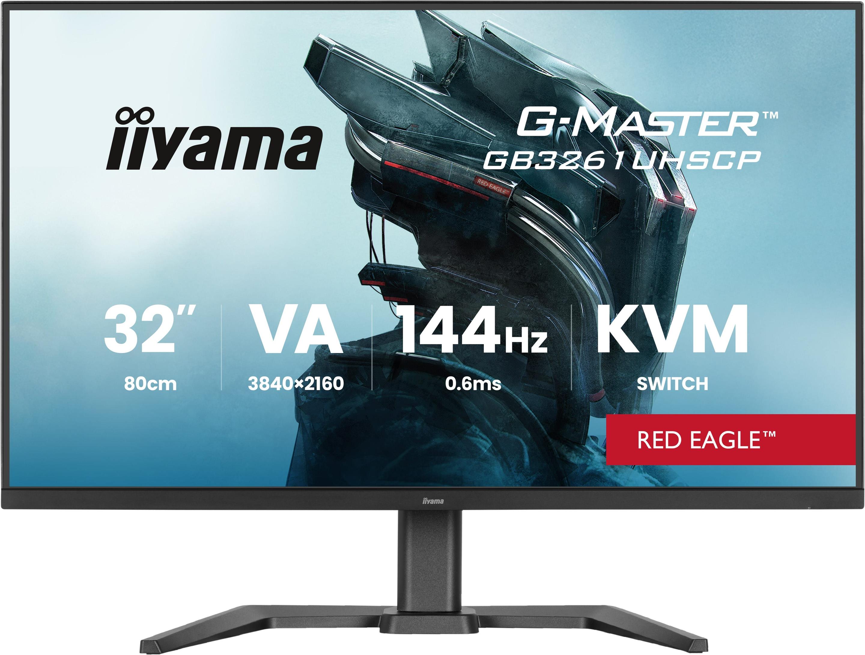 Monitor IIYAMA GB3261UHSCP-B1 (31,5" - VA - 144 Hz - Preto)