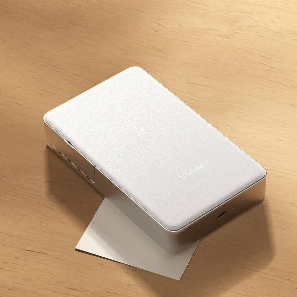 Impressora Fotográfica Portátil XIAOMI Portable Photo Printer Pro BHR082QGL (2 x 3 polegadas - Sublimação de cor - USB Type-A para USB Type-C - Prateado e Branco), miniatura 5