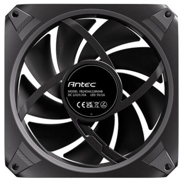 Ventoinhas para Caixa PC ANTEC Orbit 120 ARGB Reverse (ARGB endereçável - Preto) — miniatura 2
