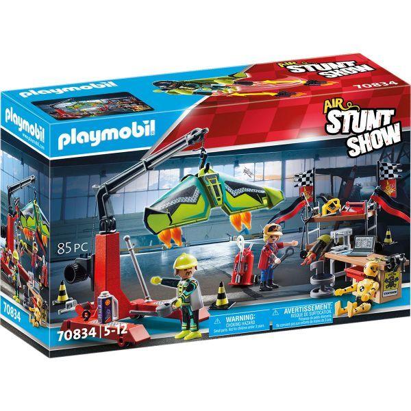 Estação de Serviço PLAYMOBIL Air StuntShow 70834 (Stunt Show - 5 a 12 anos - Multicor)