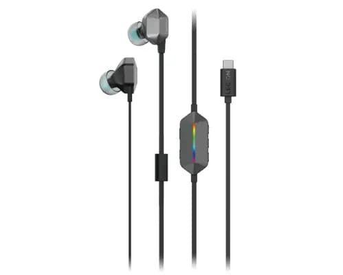 Headset Gaming Intra-Auricular LENOVO Legion E510 (Binaural - Com fios - Intra-aural - Cinzento)