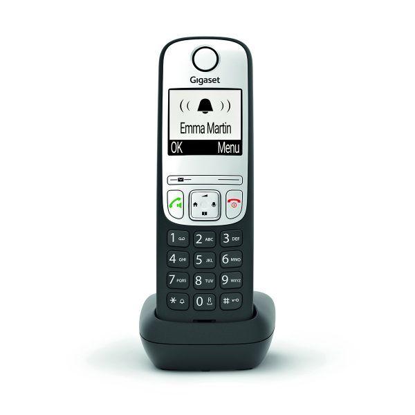 Telefone Sem Fios GIGASET A690 HX (DECT - Ecrã de 2" - Preto/Prateado), miniatura 3