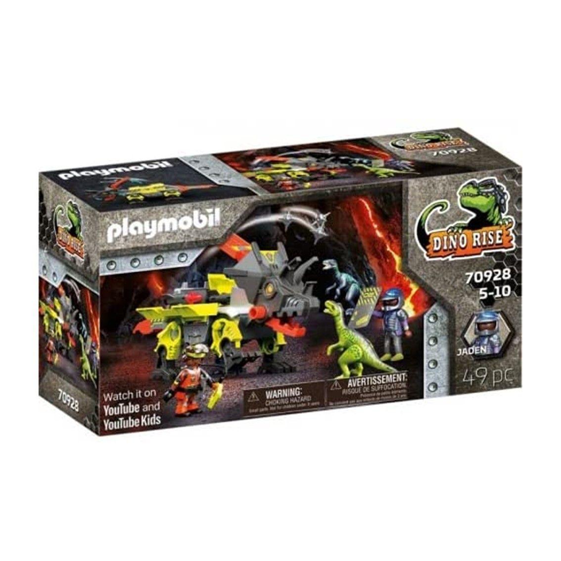 Conjunto de Construção PLAYMOBIL Dino Rise 70928 Robo-dino de Combate (5 a 10 anos - Multicor)