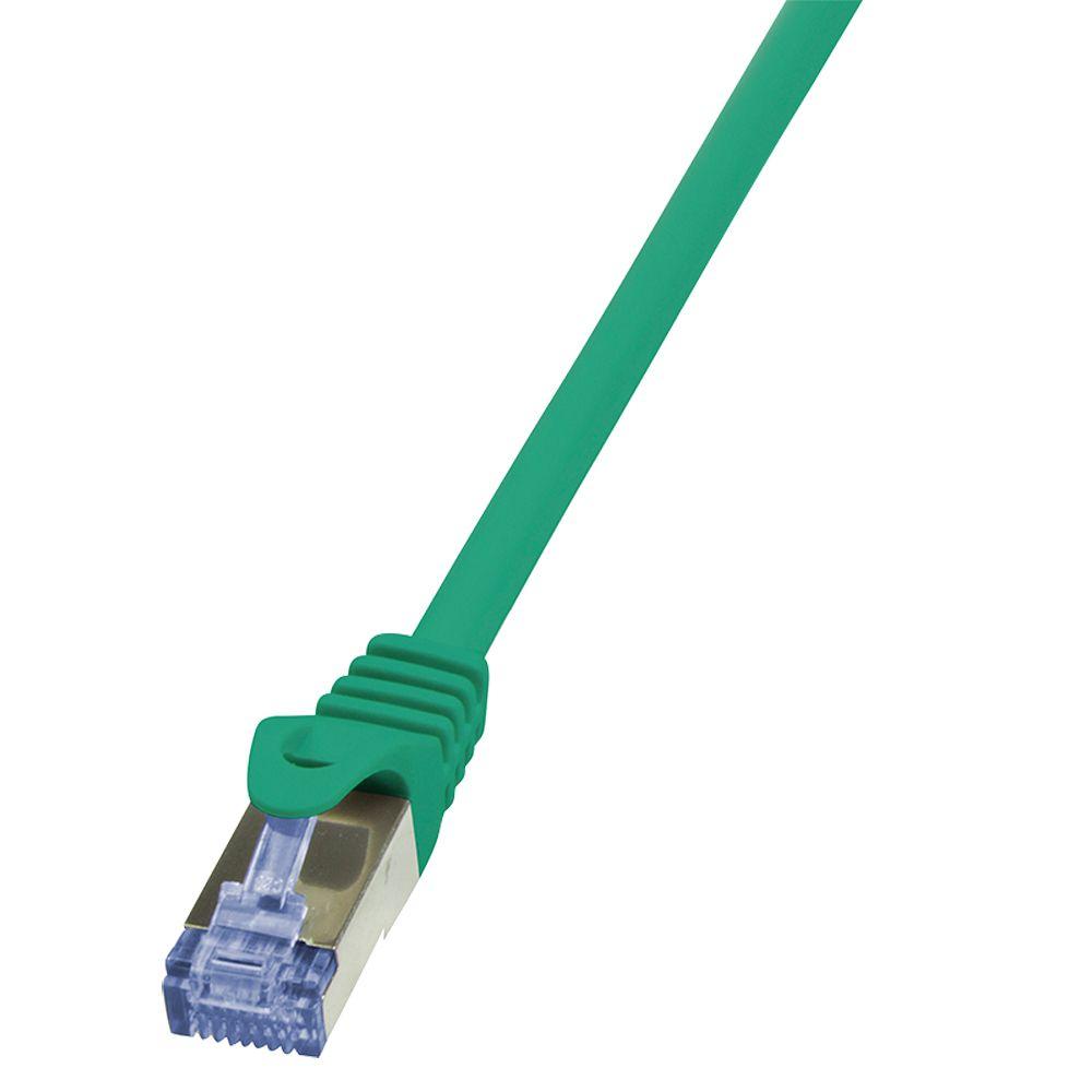 Cabo de Rede RJ45 LOGILINK CQ3065S (3 m - Cat6A - RJ-45 - Verde)