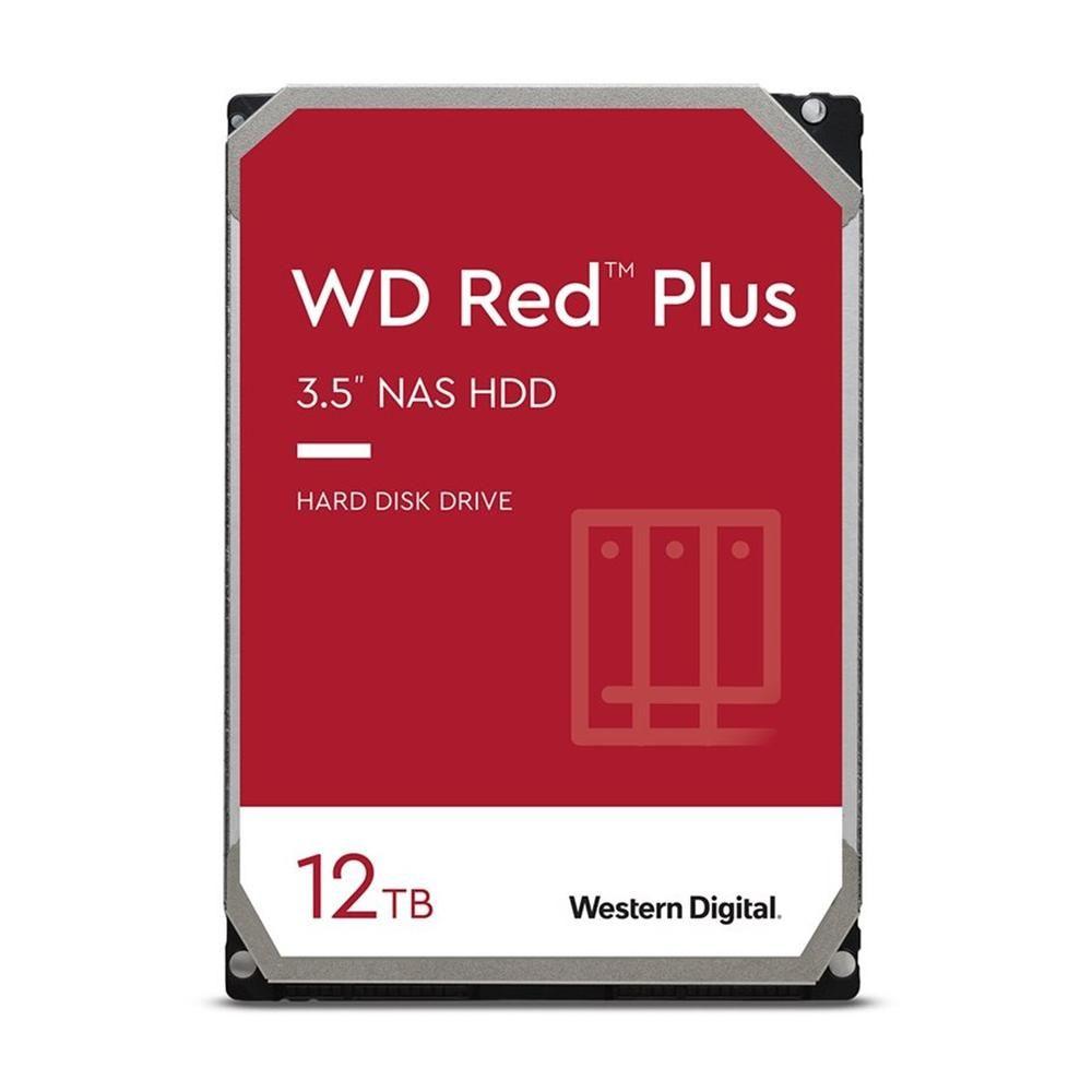 Disco Rígido HDD WESTERN DIGITAL Red Plus WD120EFGX (12 TB - 3,5 polegadas - SATA III - Transparente) — imagem 1