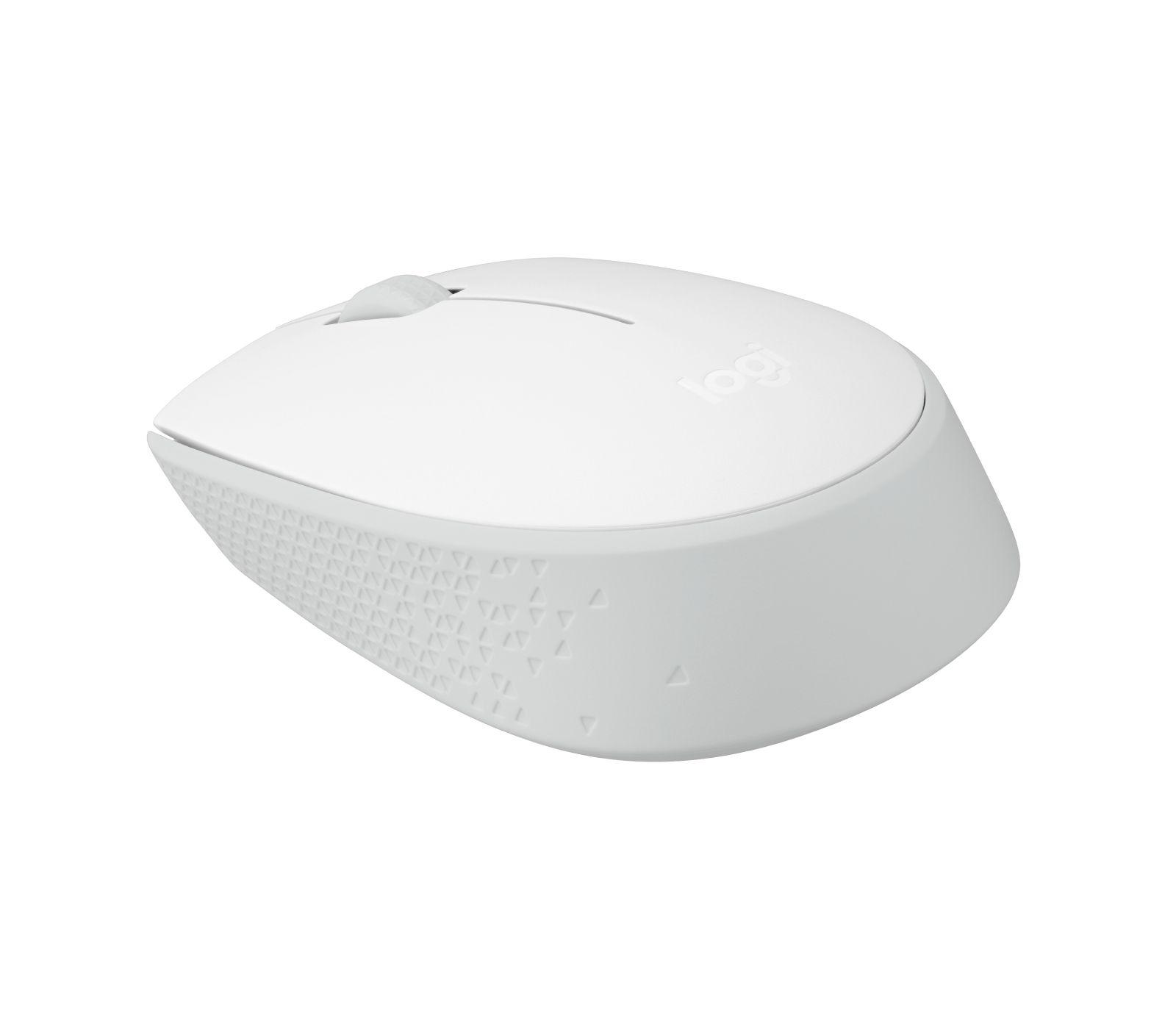 Rato LOGITECH M171 (Ambidestro - 1000 DPI - Ótico - Branco)