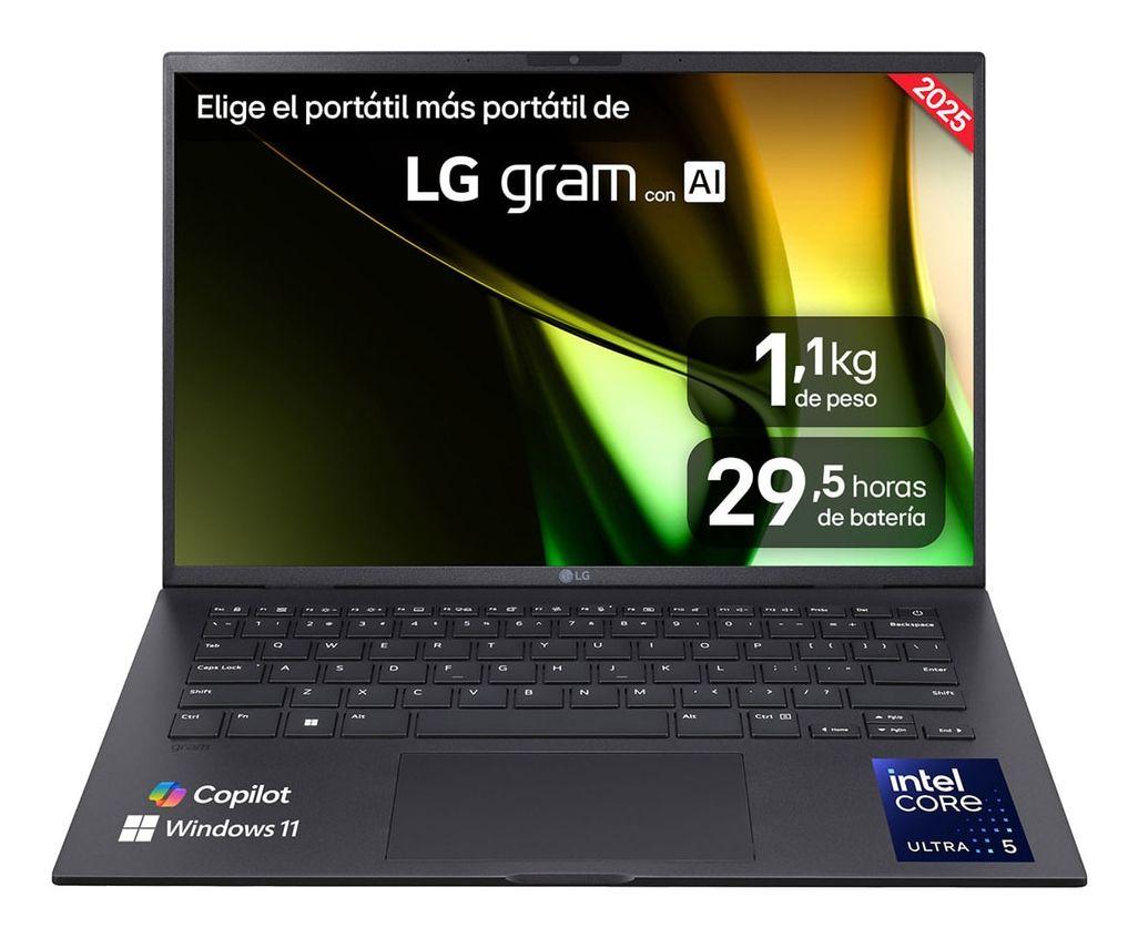 Computador Portátil LG 14Z90S-V.AP75B (Core Ultra 7 155H - 16GB - 512GB SSD - 14" WUXGA - Preto - Layout Internacional)