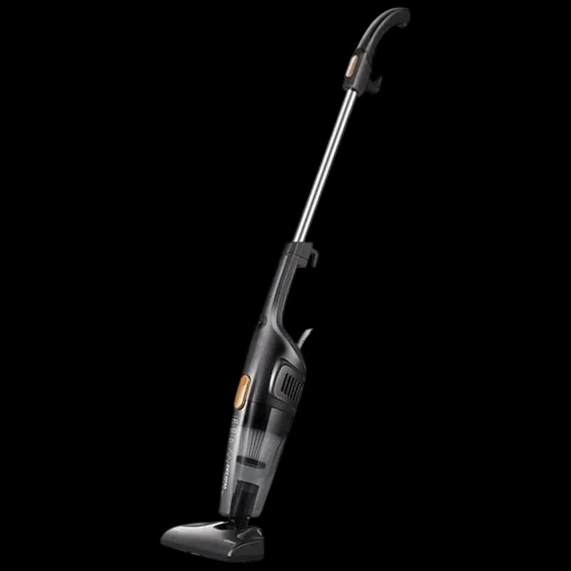 Aspirador Vertical DEERMA DX115C (Altura 102 cm - Preto e Dourado)