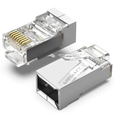 Conector RJ45 VENTION IDCR0-10 (RJ-45 - Transparente)