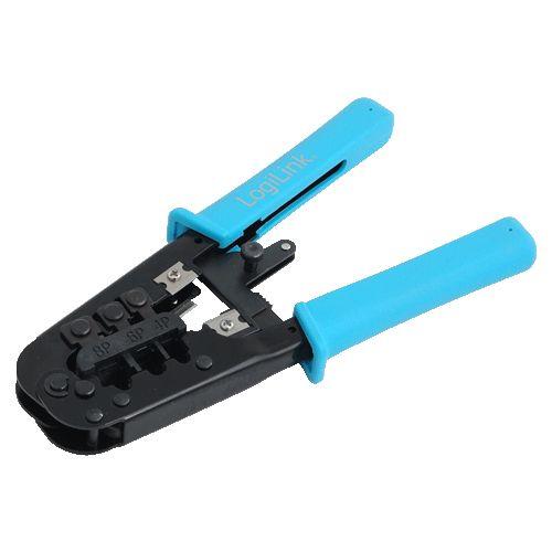 Alicate de Cravar LOGILINK WZ0019 (Aço inoxidável - Azul e Preto)