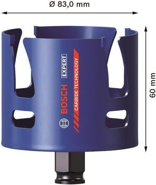 Serra Craneana BOSCH EXPERT Construction Material PC Plus (Ø 83 mm)