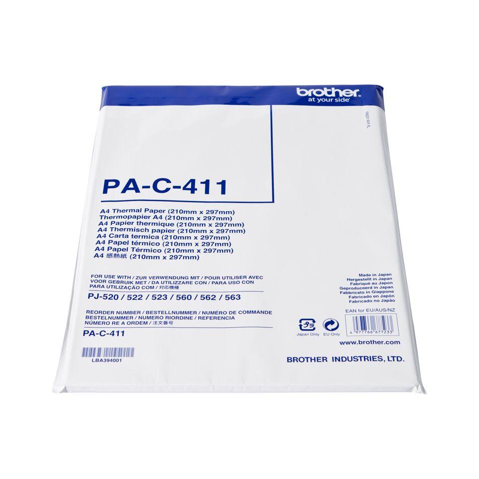 Papel Térmico BROTHER PA-C-411 (100 Folhas)