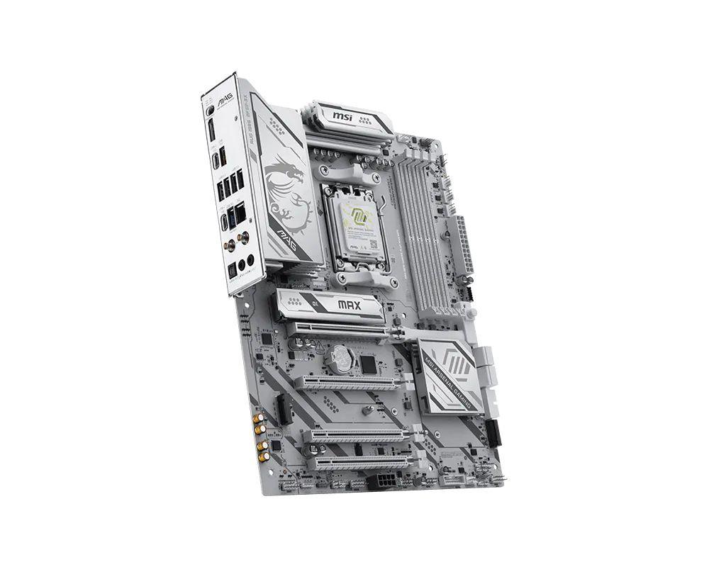 Motherboard MSI MAG B850 GAMING PLUS MAX WIFI (AM5 - ATX - Duplo canal - Branco) — miniatura 3