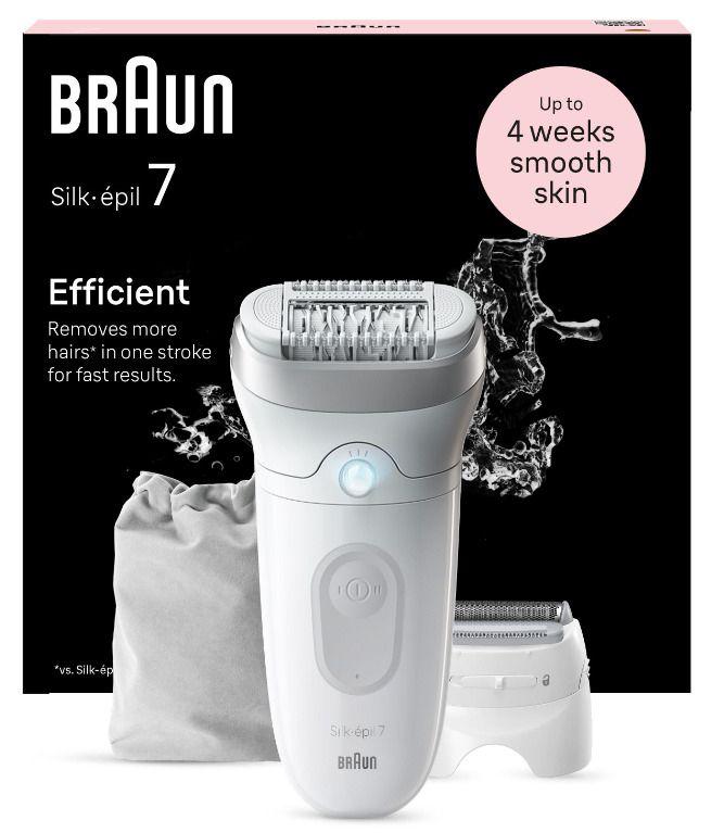 Depiladora BRAUN Silk-épil 7 7-041 (Branco/Cinzento)