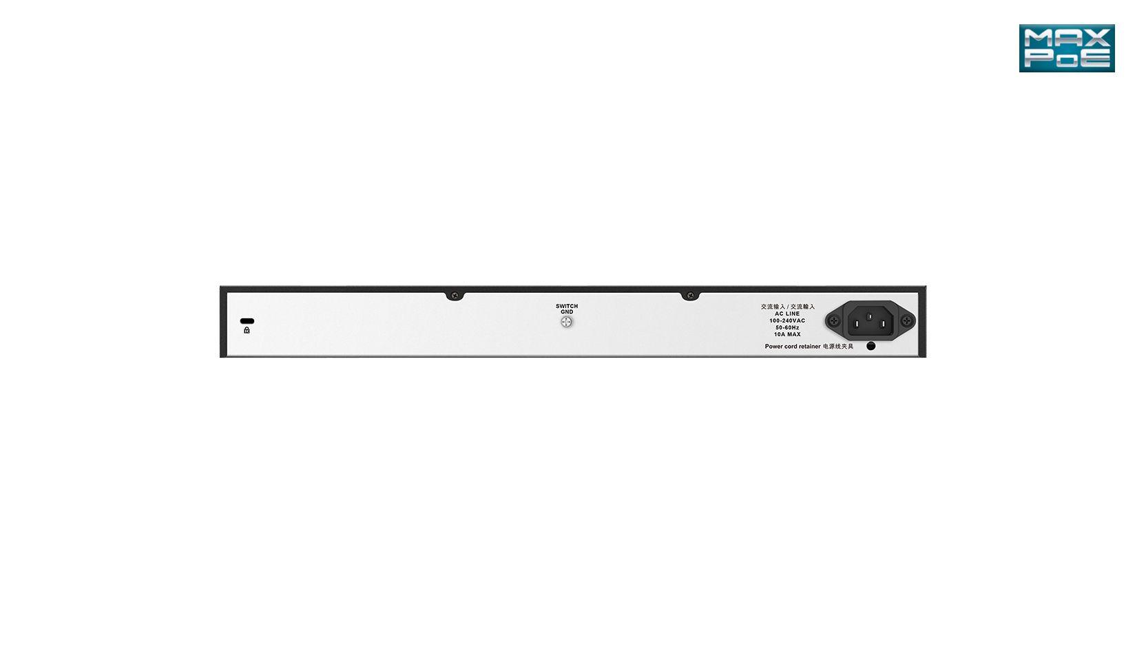 Switch D-LINK DGS-1026MP (Gigabit Ethernet - 0,512 MB - 52 Gbit/s - Preto e Cinzento), miniatura 2