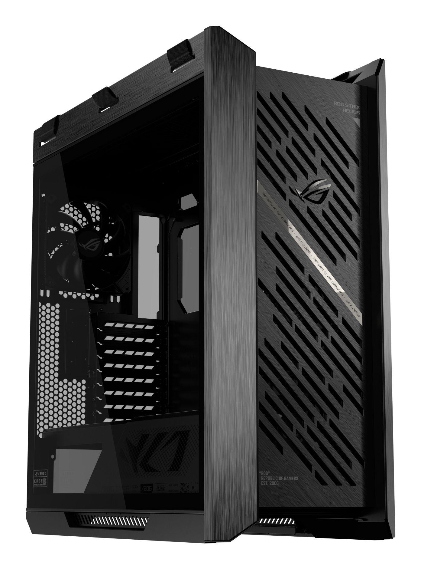 Caixa PC ASUS ROG Strix Helios II GX601S (ATX, EATX, micro ATX, Mini-ITX - Midi Tower - Alumínio, Vidro temperado - Preto)