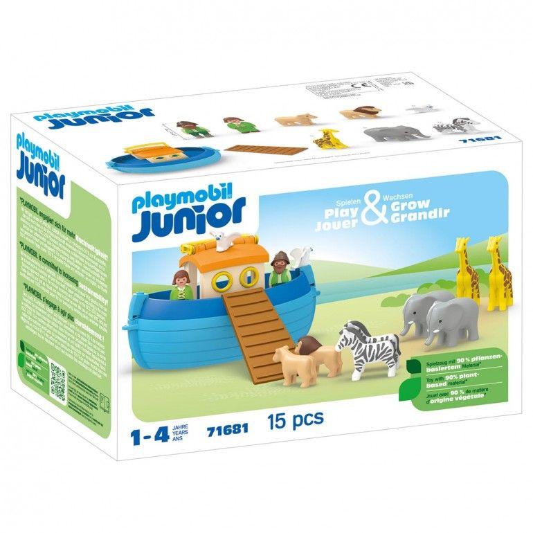 Conjunto PLAYMOBIL JUNIOR 71681 Arca de Noé (1 a 4 anos - Multicor)
