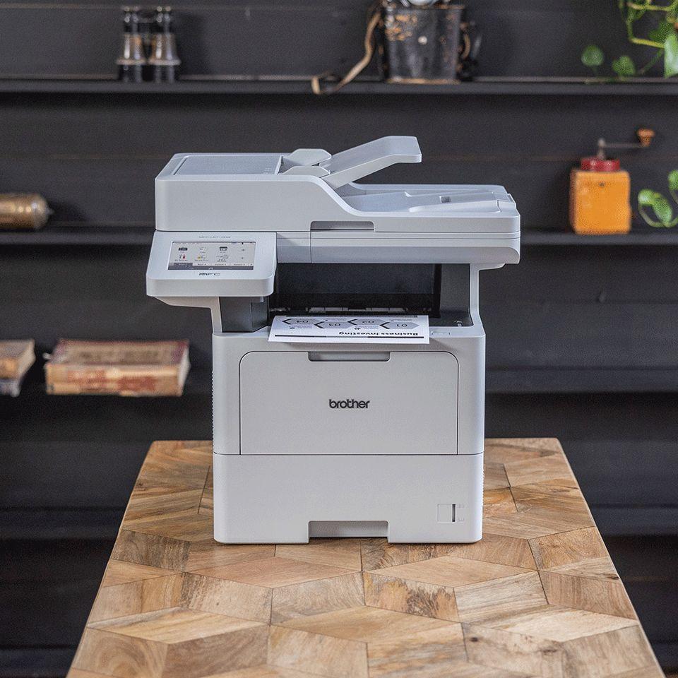Impressora Multifuncional BROTHER MFC-L6710DW (A4 - Impressão a preto e branco - 150 folhas - Branco), miniatura 2