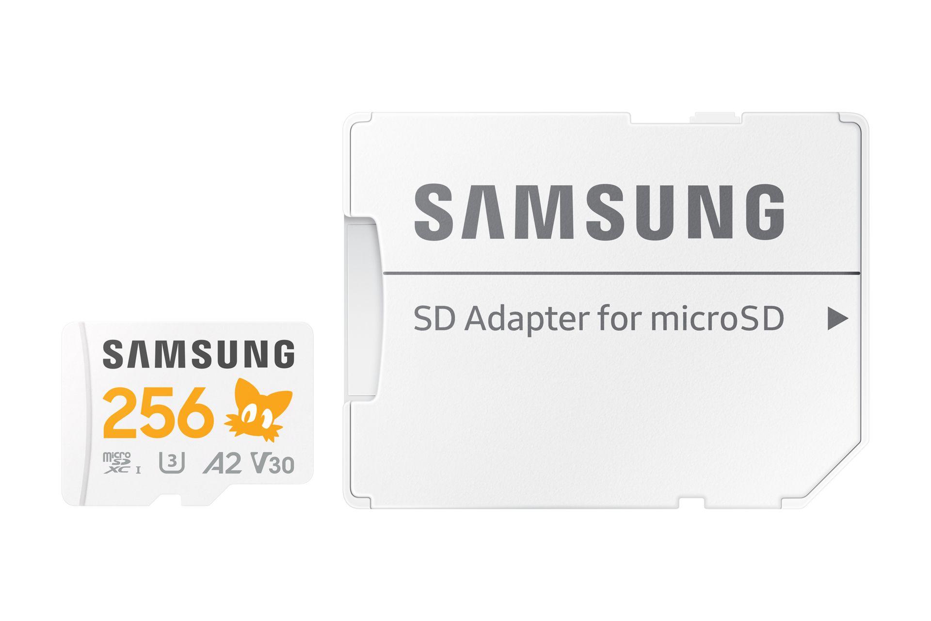 Cartão de Memória SAMSUNG PRO Plus Sonic MB-MD256SA/LC1 (256GB - Classe 10 - 180 MB/s - Cinzento, Branco e Amarelo) — miniatura 4