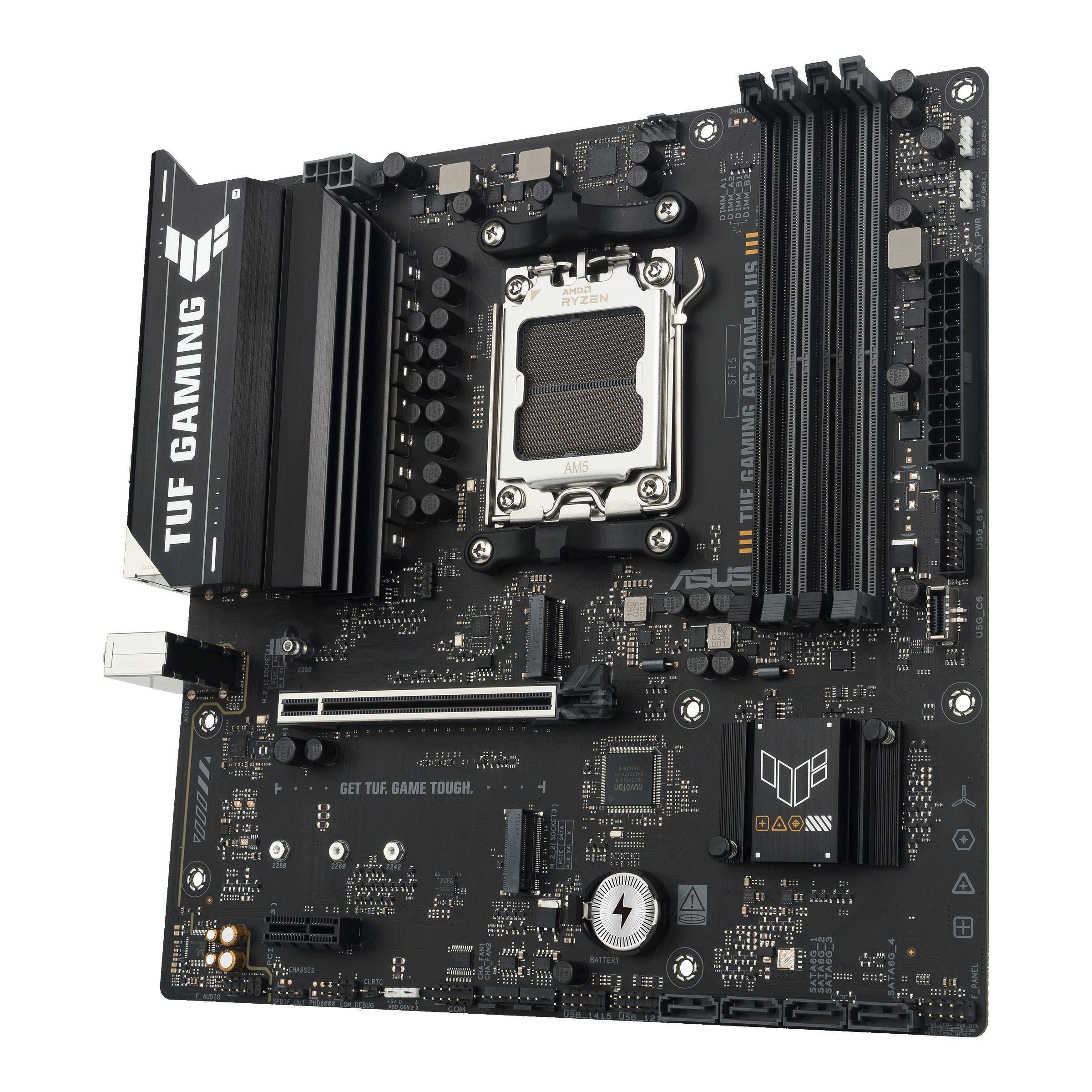 Motherboard ASUS TUF GAMING A620AM-PLUS (AM5 - micro ATX - Duplo canal) — miniatura 4