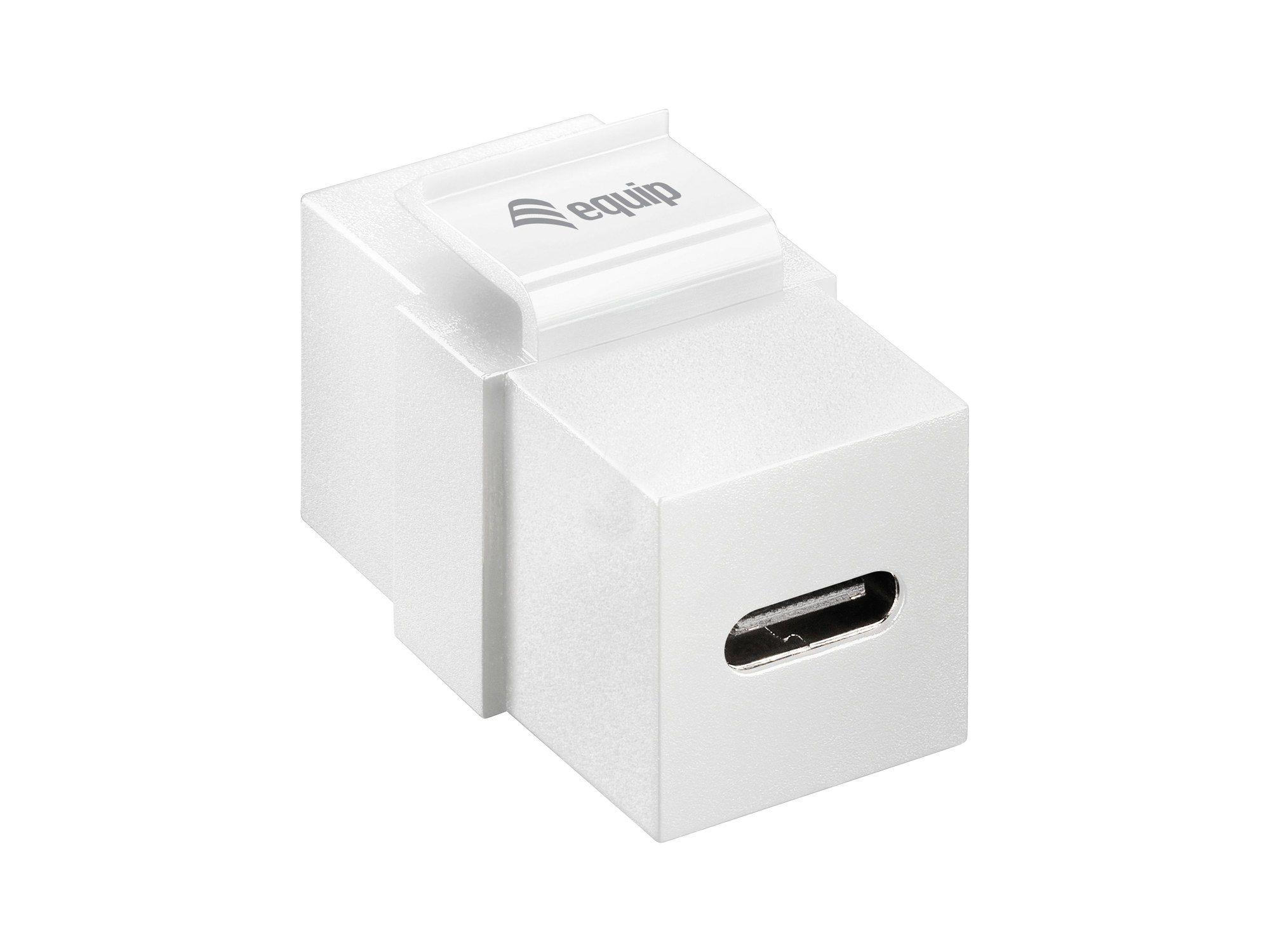 Módulo Keystone USB-C EQUIP 769403 (USB-C fêmea - Branco), miniatura 2