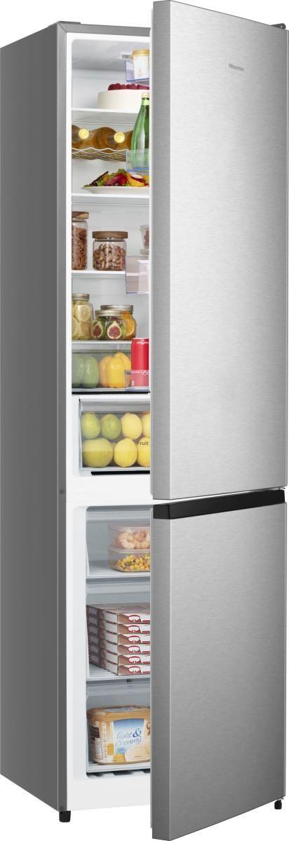 Frigorífico Combinado Independente HISENSE RB440N4ACC (336L - 201,7x59,5x57,9 cm - 60 cm - Inox) — miniatura 2