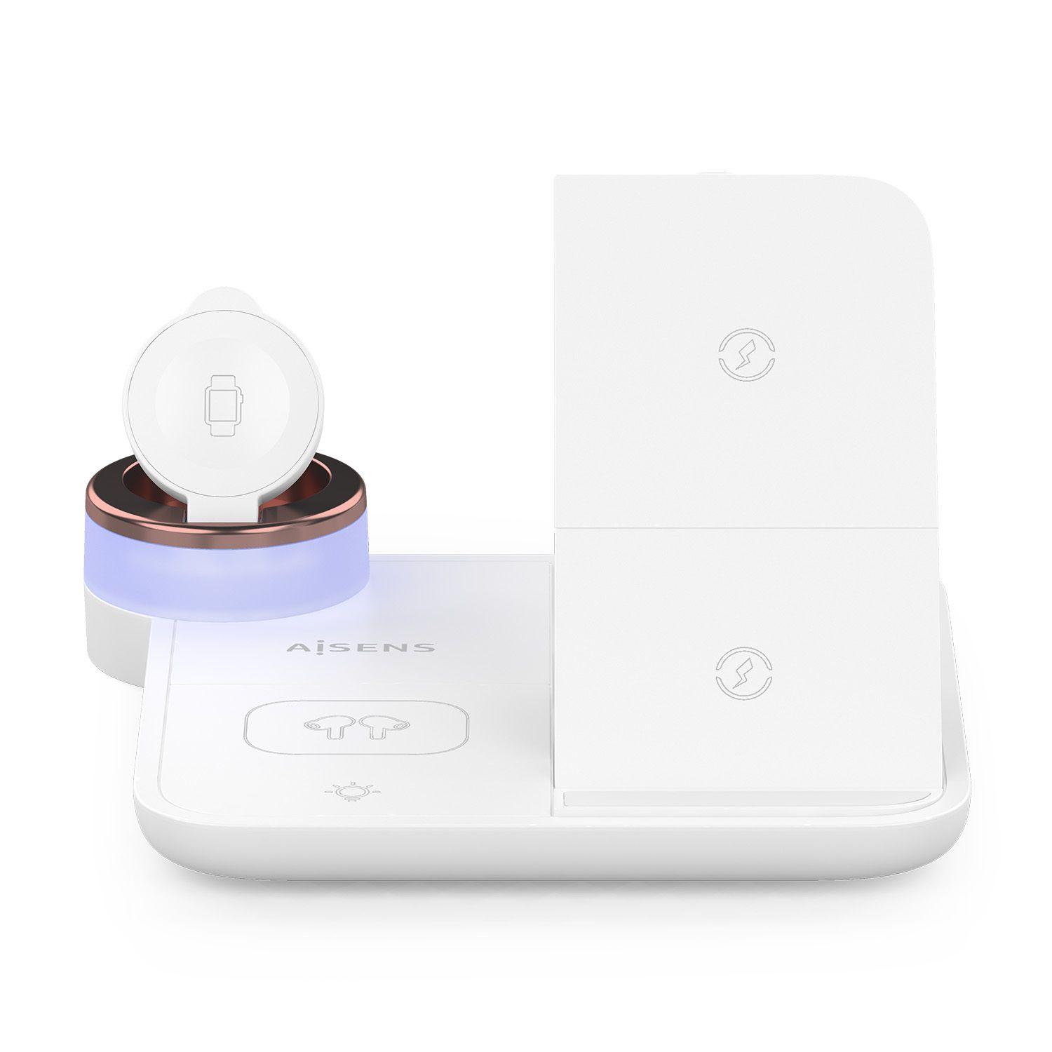 Carregador Sem Fios 4 em 1 AISENS ASCH-15W4WC061-W (15 W - USB Type-C - Branco), miniatura 4