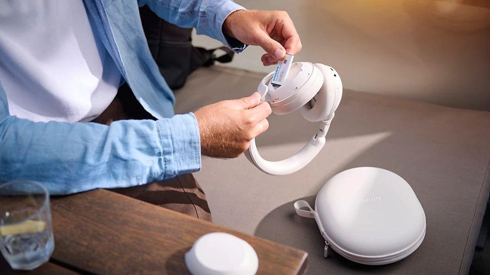 Auscultadores PHILIPS TAH6000WT/00 (Binaural - Com fios e sem fios - Circum-aural - Branco), miniatura 13