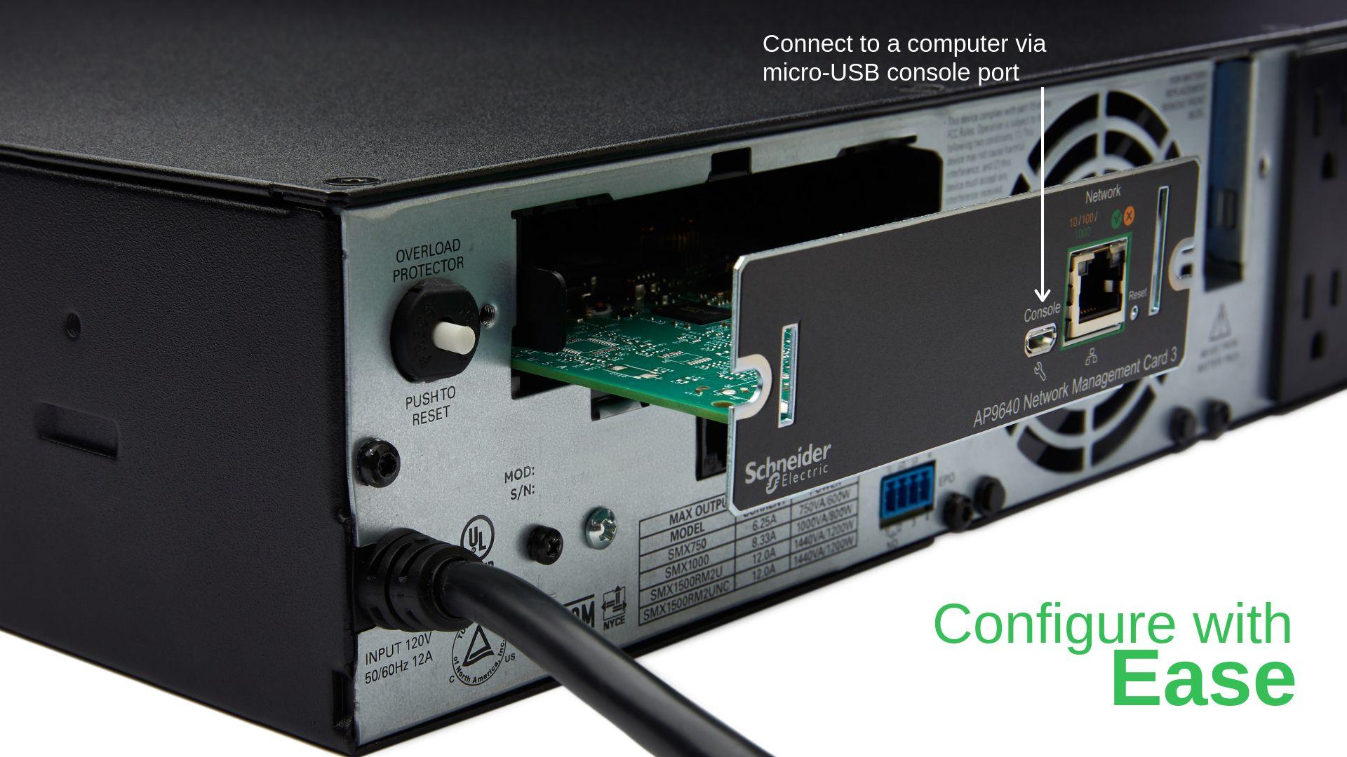 Placa de Gestão de Rede APC AP9640 (SmartSlot), miniatura 2
