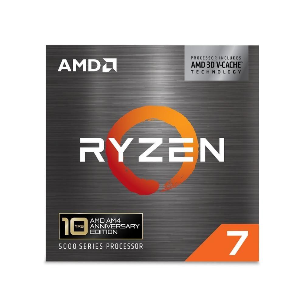 Processador AMD Ryzen 7 5800X3D Edição de 10.º Aniversário (AM4 - 8 núcleos - 4,5 GHz)