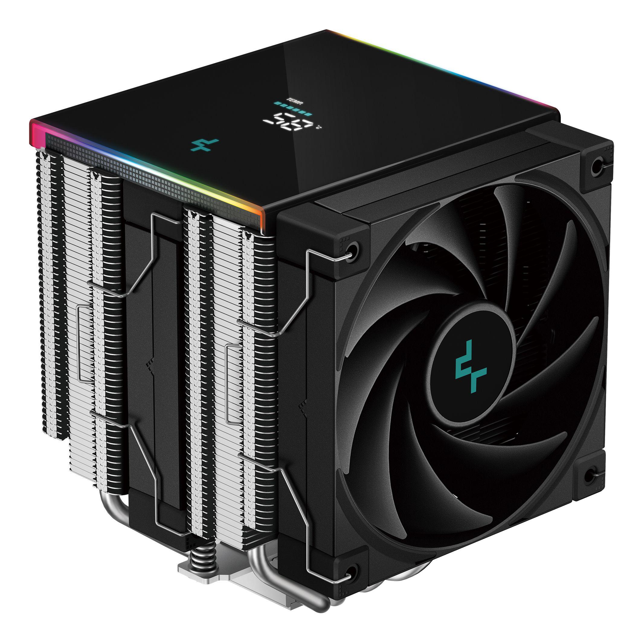 Cooler de CPU DEEPCOOL AK620 Digital SE (Alumínio - Preto e Branco)