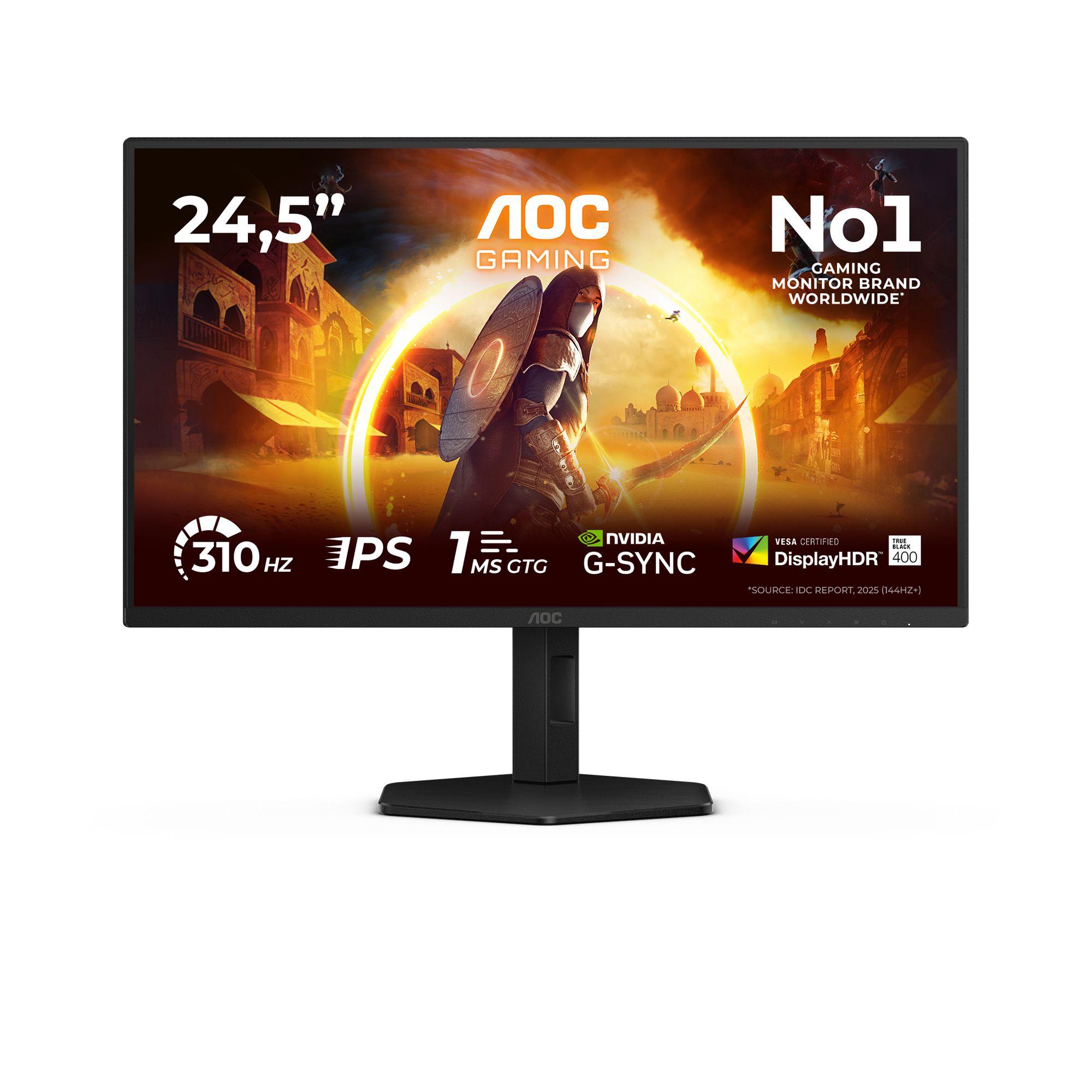 Monitor AOC 25G4SXU (24,5" - Fast IPS - 310 Hz - Preto e Cinzento)