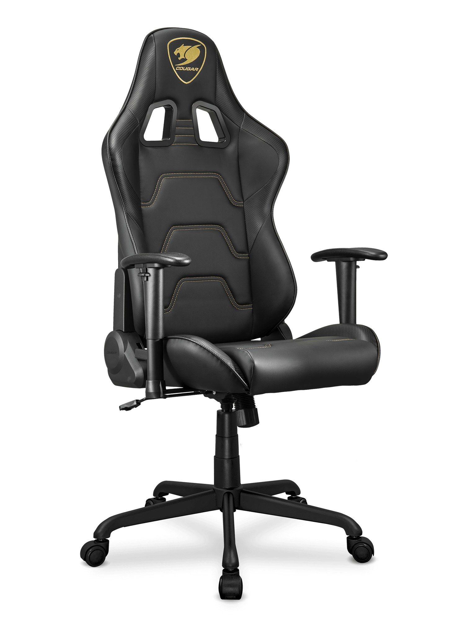 Cadeira Gaming COUGAR Armor Elite Royal (120 kg - 133 cm - 90–160° - Preto/Dourado), miniatura 2