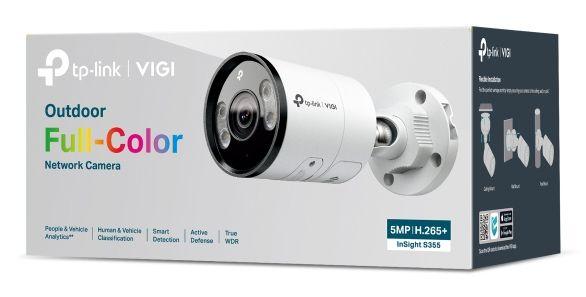Câmara de Vigilância Exterior TP-LINK VIGI InSight S355 (Exterior - 5 MP - 2880 x 1620 pixels - Preto), miniatura 4