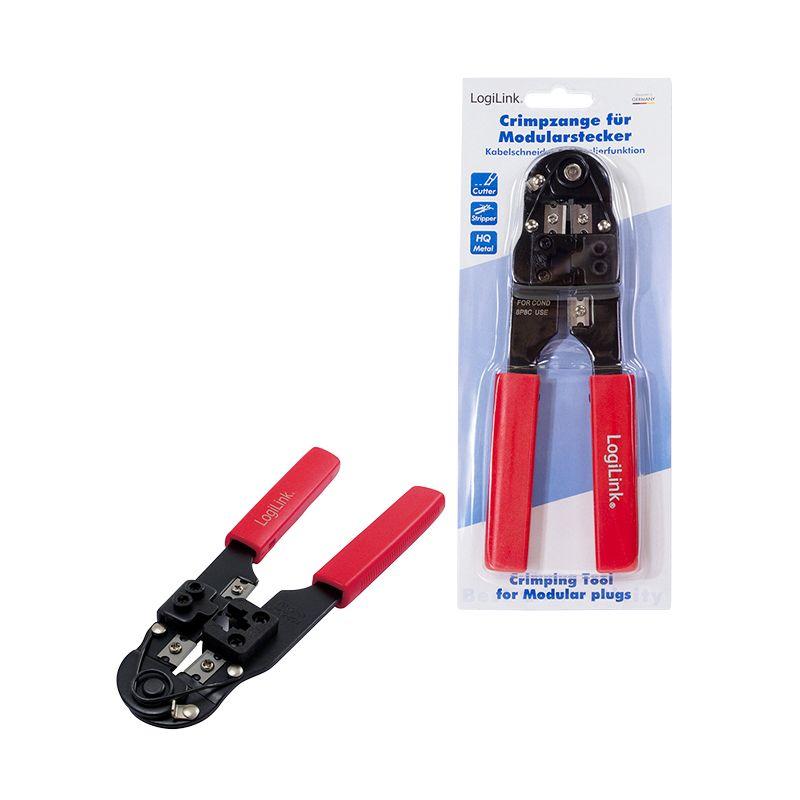 Alicate de Cravar LOGILINK WZ0004 (Preto e Vermelho), miniatura 7