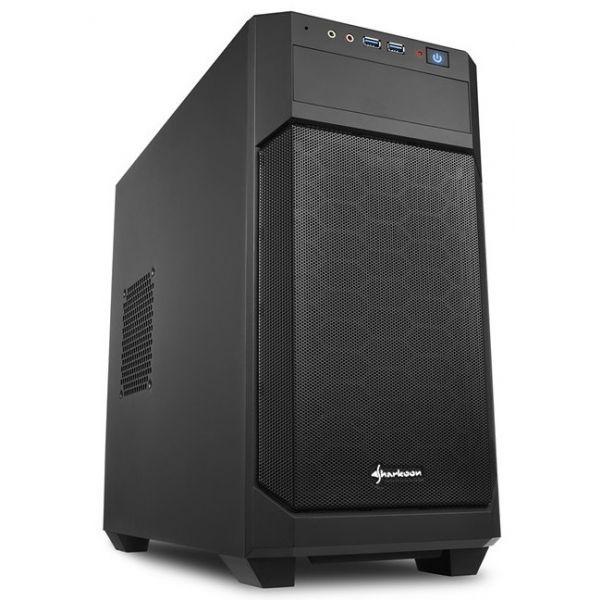 Caixa PC SHARKOON V1000 (Micro ATX, Mini-ITX - Mini Tower - Mini-ITX, Micro ATX - Preto) — miniatura 2