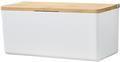 Organizador de Parede para Casa de Banho TESA Baboo 40522-00000-00 (Fixação autoadesiva - Branco mate e bambu)