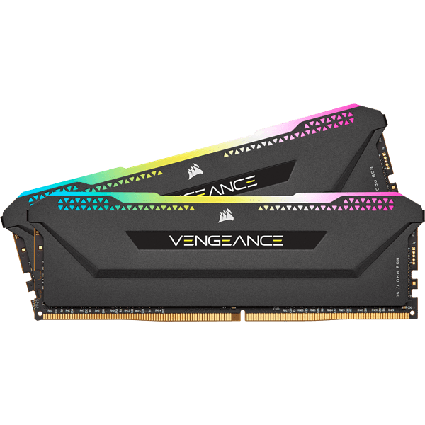 Memória RAM CORSAIR Vengeance RGB PRO SL CMH16GX4M2E3200C16 (3200 MHz - 16 GB - DIMM)