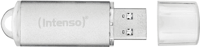 Pen USB INTENSO Jet Line (Com tampa - USB-A - USB 3.2 Gen 1 - Prateado)