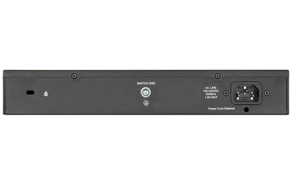 Switch Smart Managed D-LINK DGS-1100-18PV2 (Gigabit Ethernet - 10, 100, 1000 Mbit/s - 36 Gbit/s - Preto) — miniatura 3