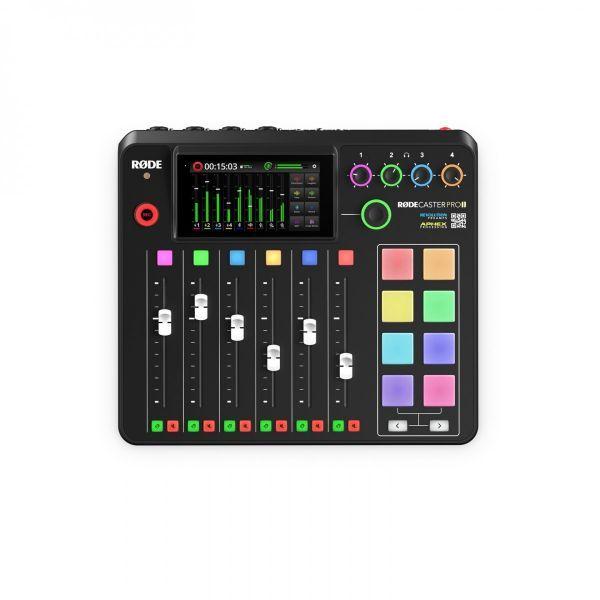 Misturador de Áudio RODE MICROPHONES Rodecaster Pro II (USB-C, XLR - Preto)