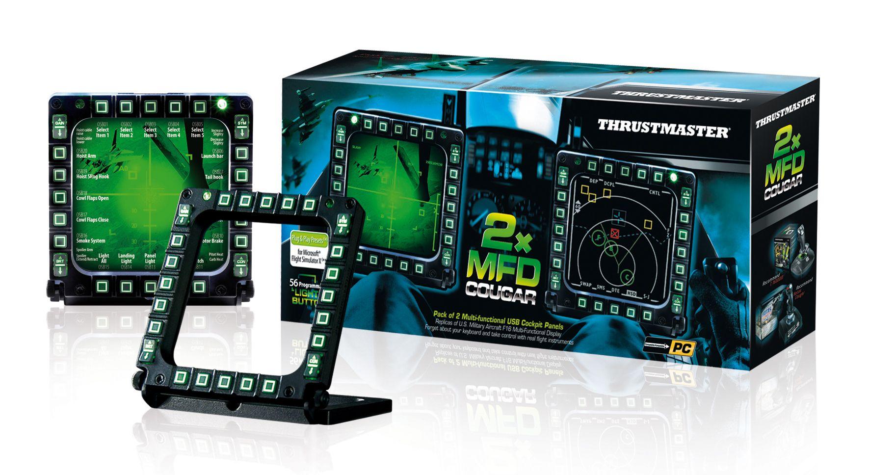 Joystick THRUSTMASTER MFD Cougar Pack (PC - Com fios - USB - Preto) — miniatura 5