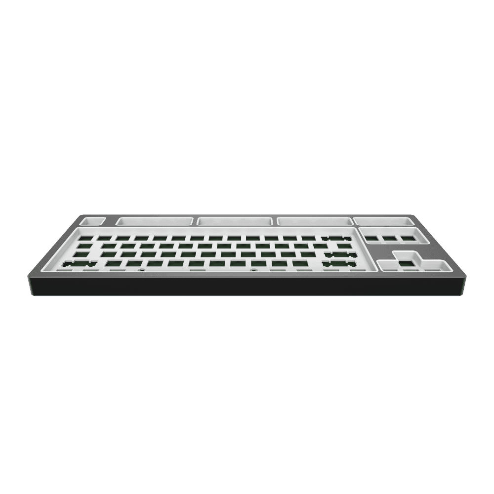 Teclado Mecânico DARK PROJECT KD87B LTD Aluminum (Inglês - Gateron Cap Teal - RGB, 16,7 milhões de cores - Preto e Cinzento Nuvem), miniatura 2