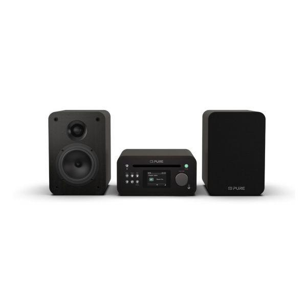 Micro Sistema de Áudio PURE Classic Stereo Mini (20 W - AC - Prateado)