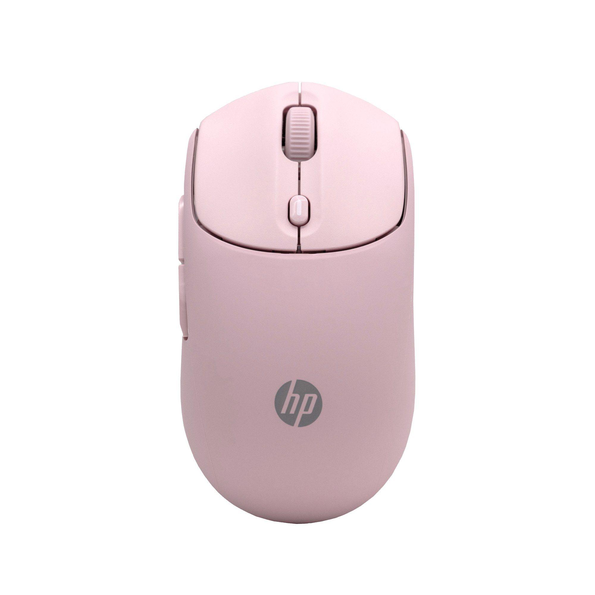 Rato HP 400 Dual (Ambidestro - 6000 DPI - RF Wireless + Bluetooth - Rosa)