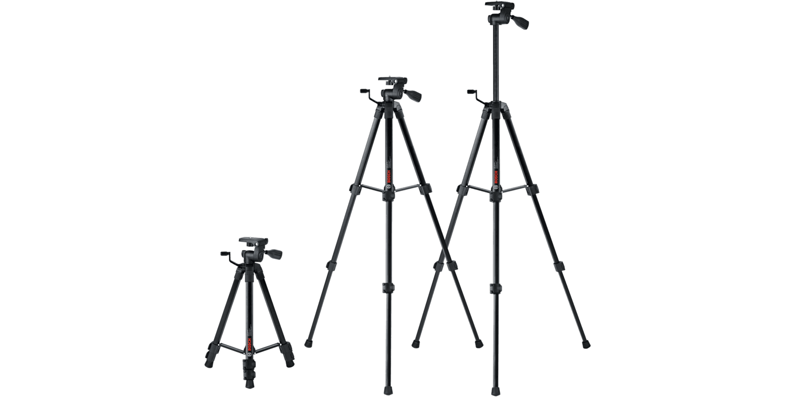 Tripé para Laser BOSCH TT 120 (45-120 cm - Rosca 1/4" - Preto), miniatura 4