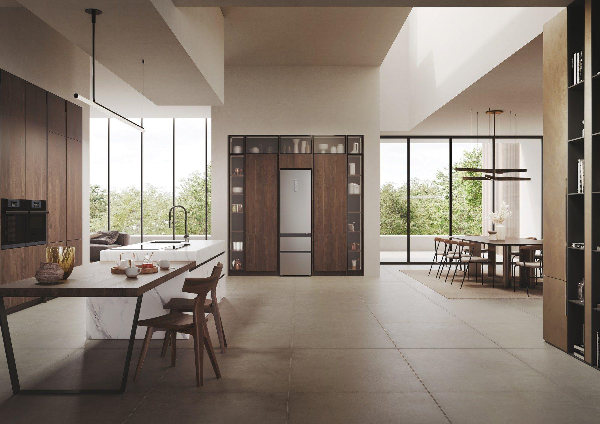 Frigorífico Combinado Independente HAIER HTW7620ANMG (414 L - 205x59,5x66,7 cm - 205 cm - Inox), miniatura 13